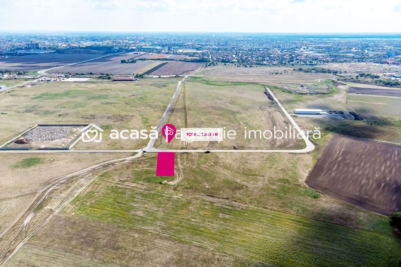 Imagine 1 - Oportunitate – Teren industrial 1.663 mp lângă Centura Vest Arad