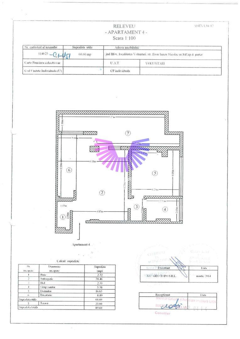 0% comision - 2 camere 66mp | Iancu Nicolae Voluntari | Terasa 23 mp