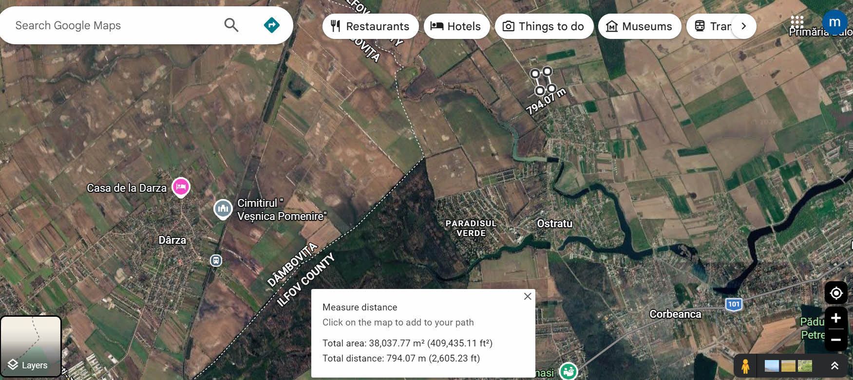 Vand teren intravilan 38.000 mp Corbeanca - Ostratu - imaginea 4