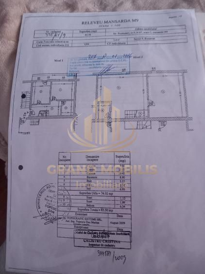 Se vinde apartament ( mansarda), 3 camere  74mp - imaginea 7