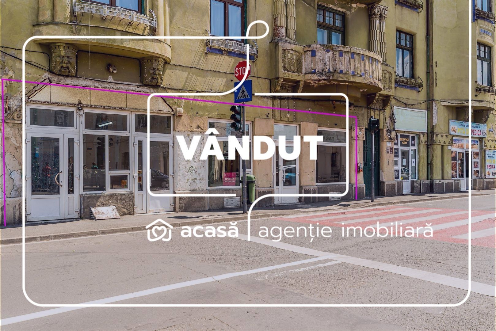 Imagine 1 - VANDUT! Spatiu comercial ,cu vitrina de  in zona Boul Rosu.