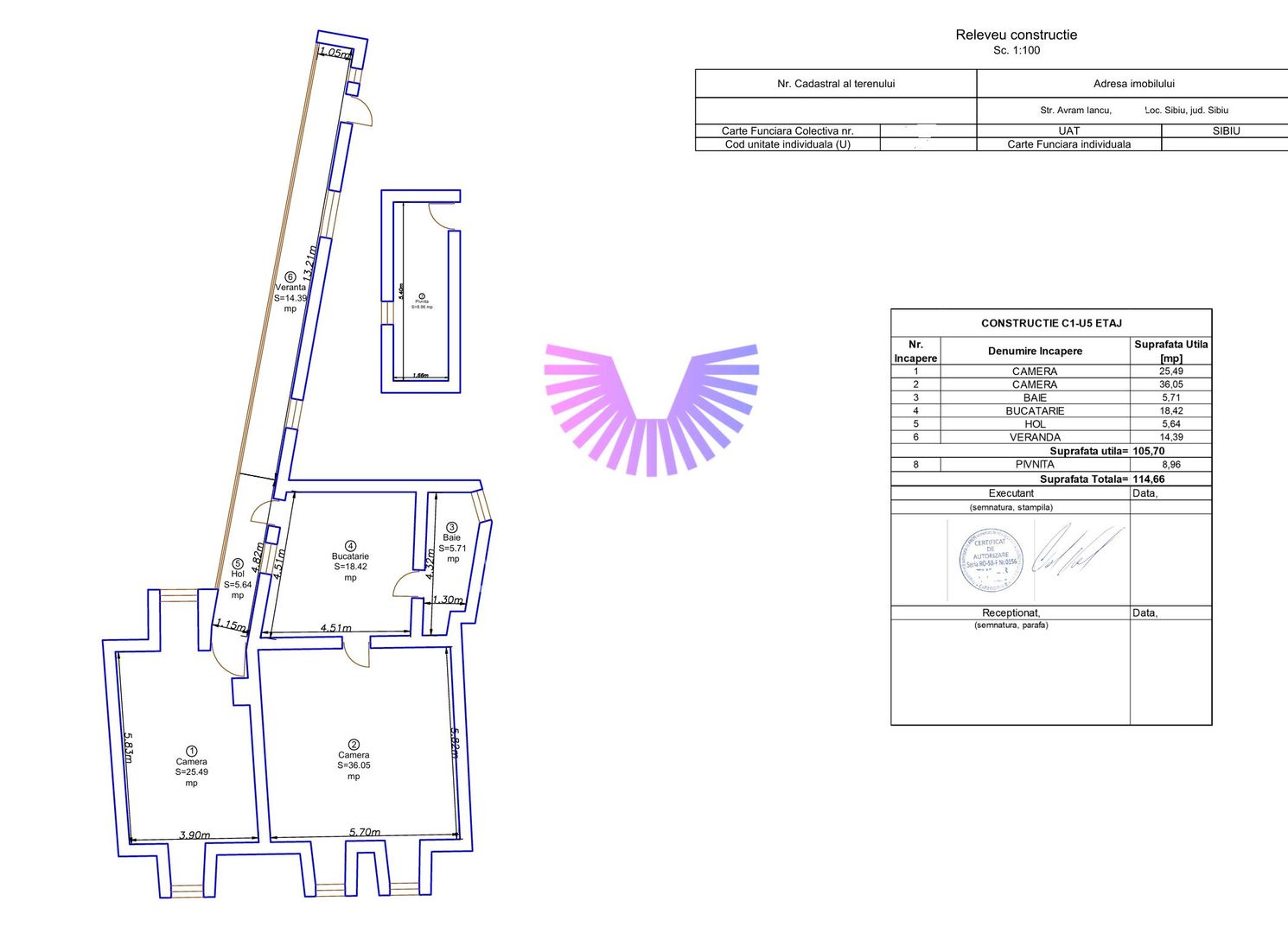 Apartament 2 camere | Casa | Zona Ultracentral