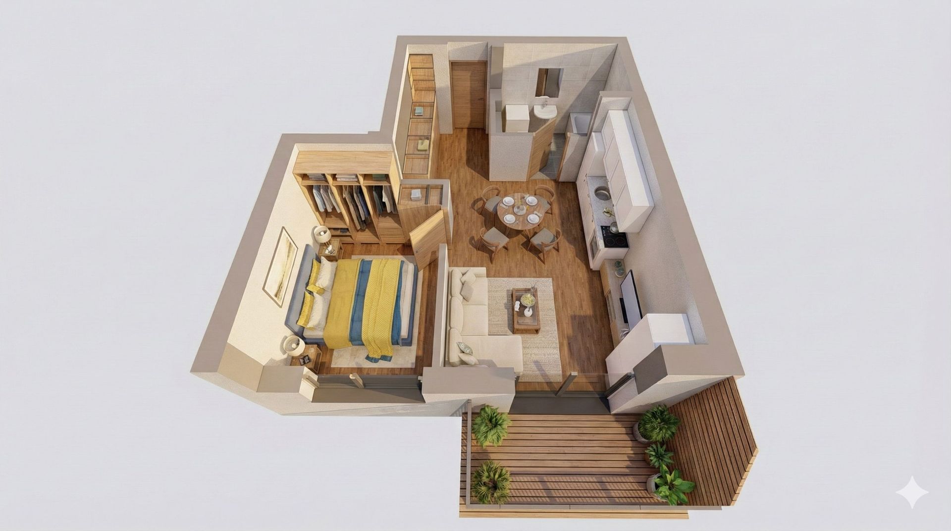 Imagine 2 - Apartamente noi cu 2 camere în ARED AFI – Cel mai mic preț, comision 0