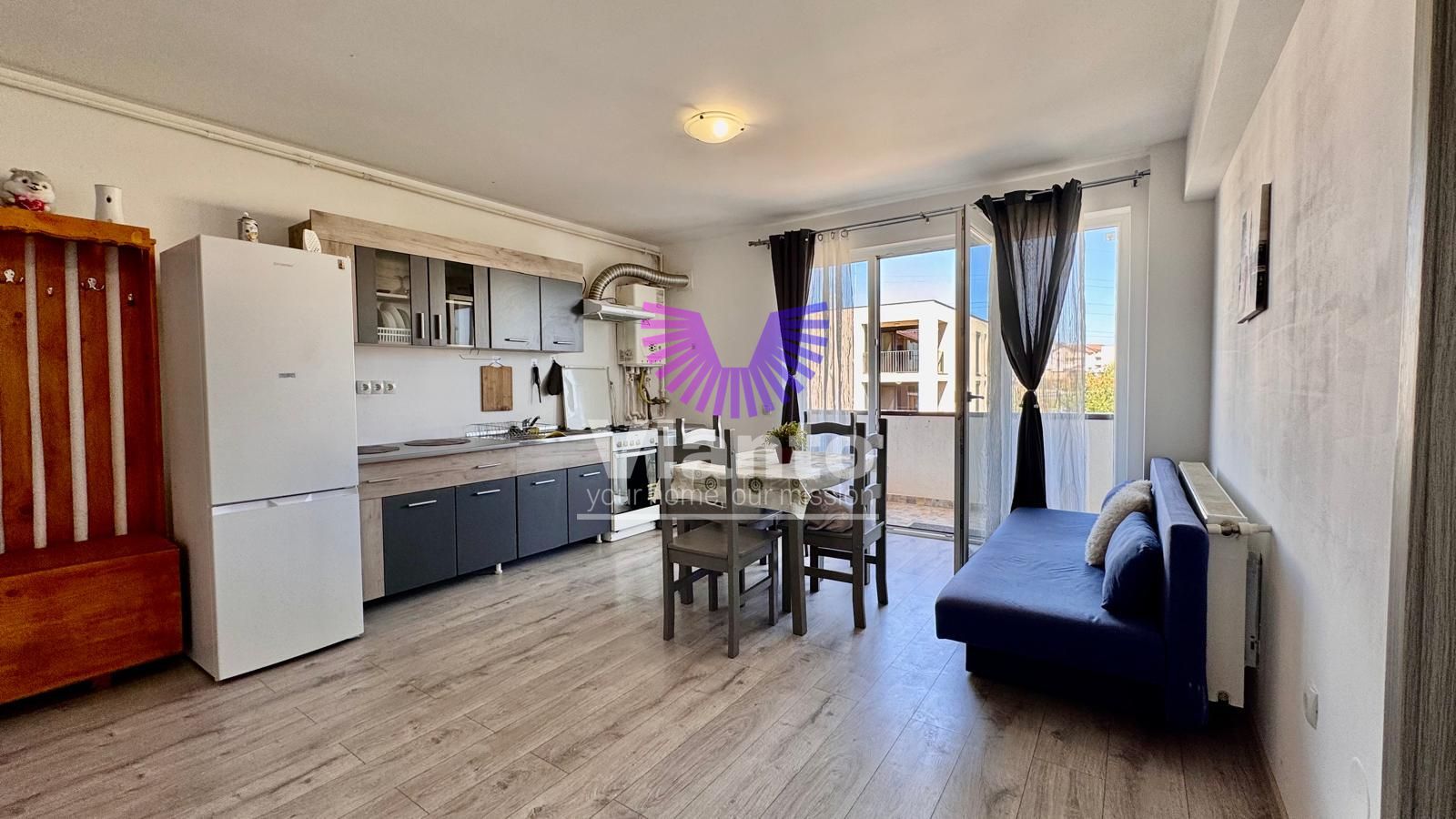 Apartament 2 Camere utilat si mobilat cu balcon si Parcare - Cartier Arhitectilor