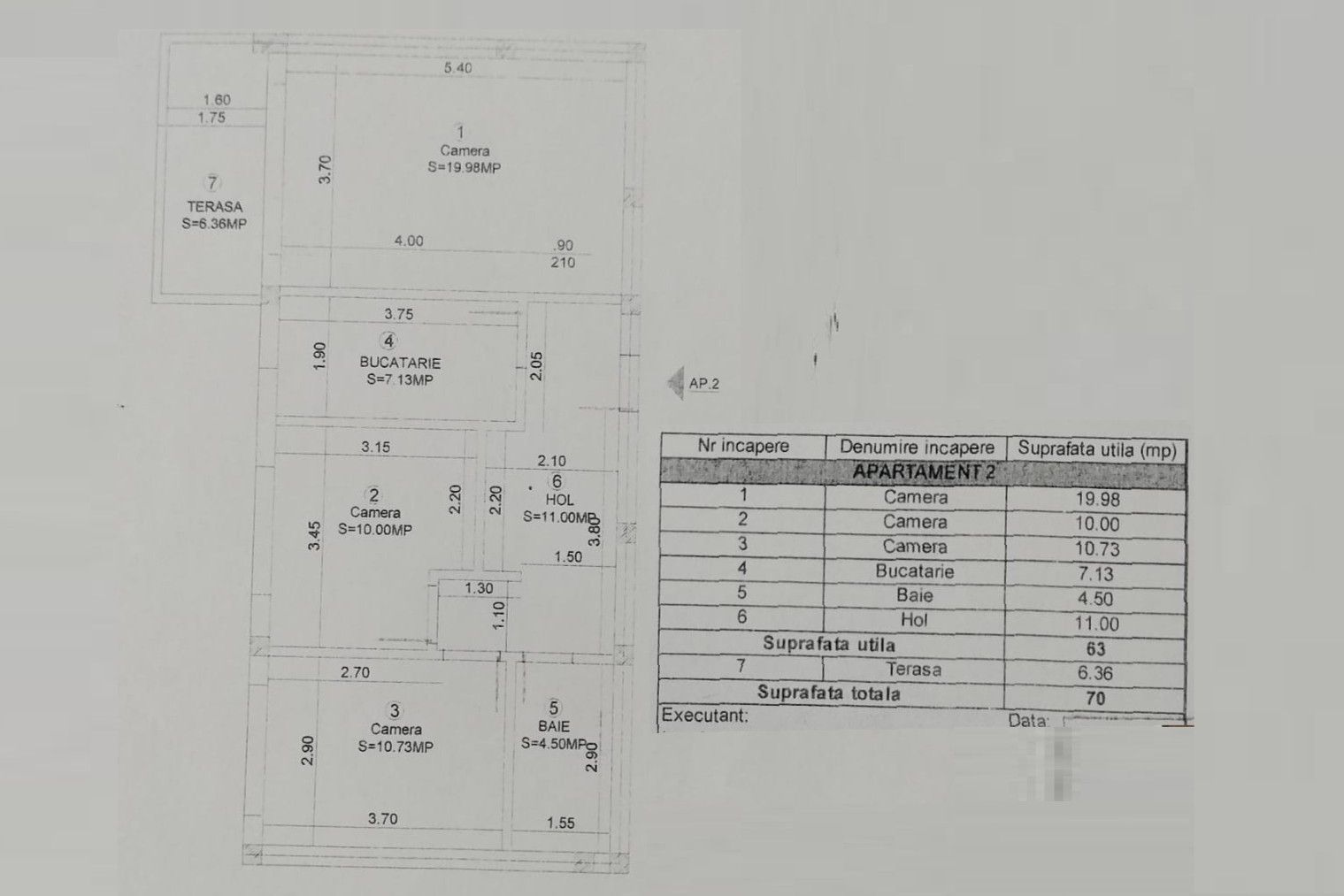 Apartament Sânpetru | 70 mp Suprafață Totală + Curte Proprie | Parcare - imaginea 15