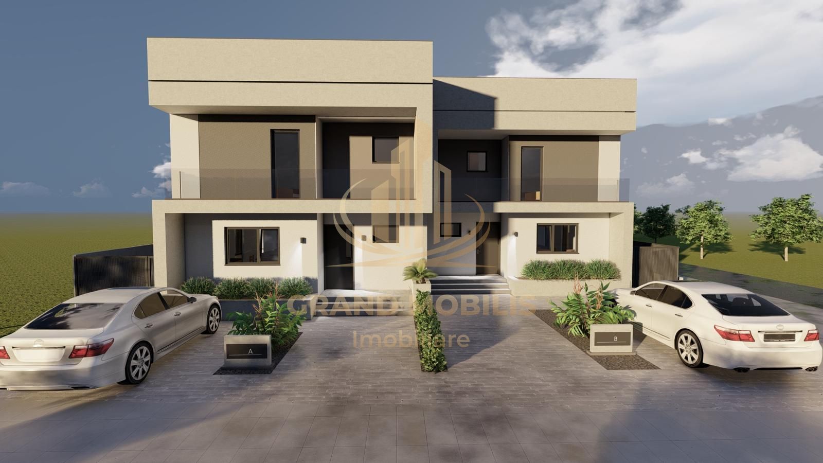 Duplex Săcălaz, 100 mp utili, 325 mp teren, 4 camere, P+1