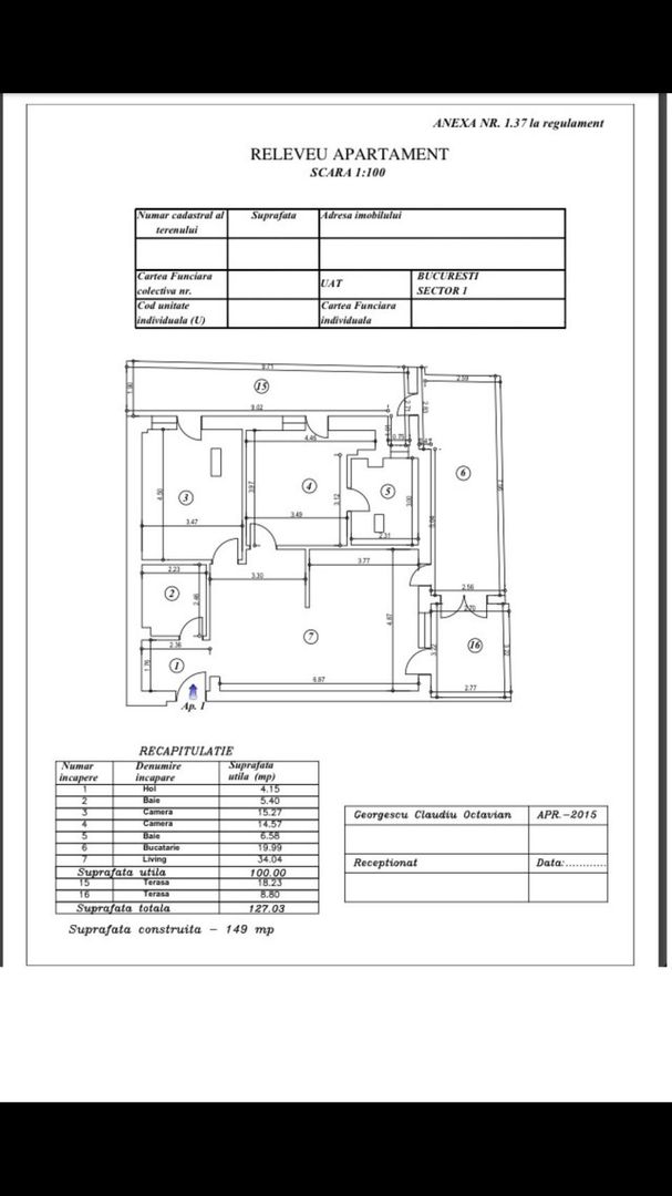 Vand apartament 3 camere in zona Aviatiei (parcare inclusa). - imaginea 8
