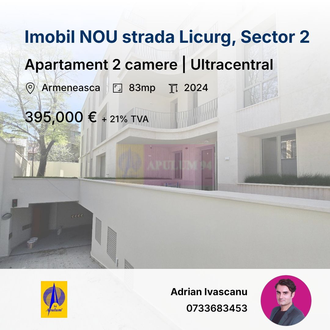 Apartament 2 camere |  Armeneasca Ultracentral