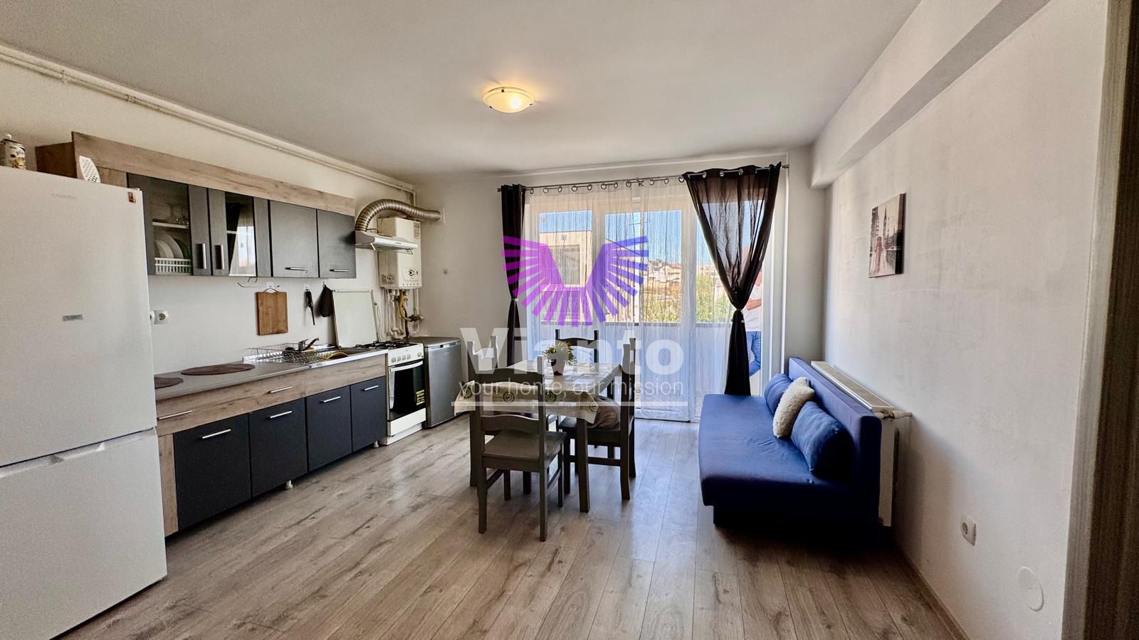 Apartament 2 Camere utilat si mobilat cu balcon si Parcare - Cartier Arhitectilor