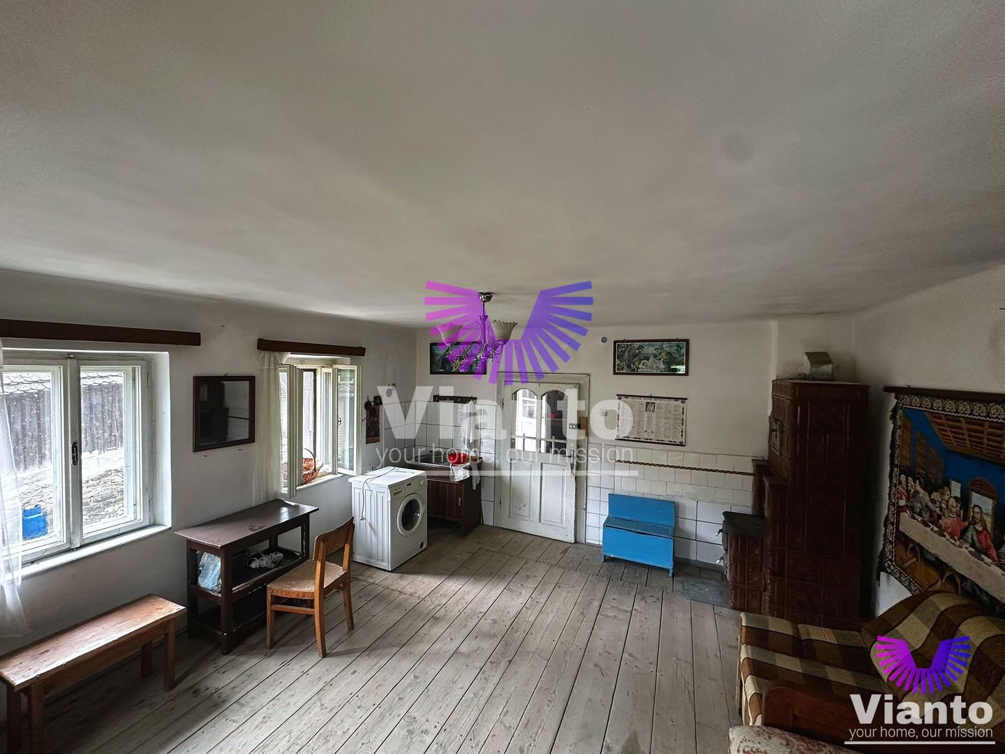 Casa individuala 3 camere cu teren 1100mp - Fantanele