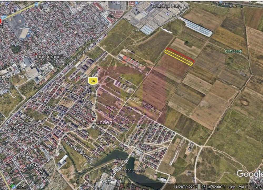 Teren 7500mp-Fundeni Dobroesti