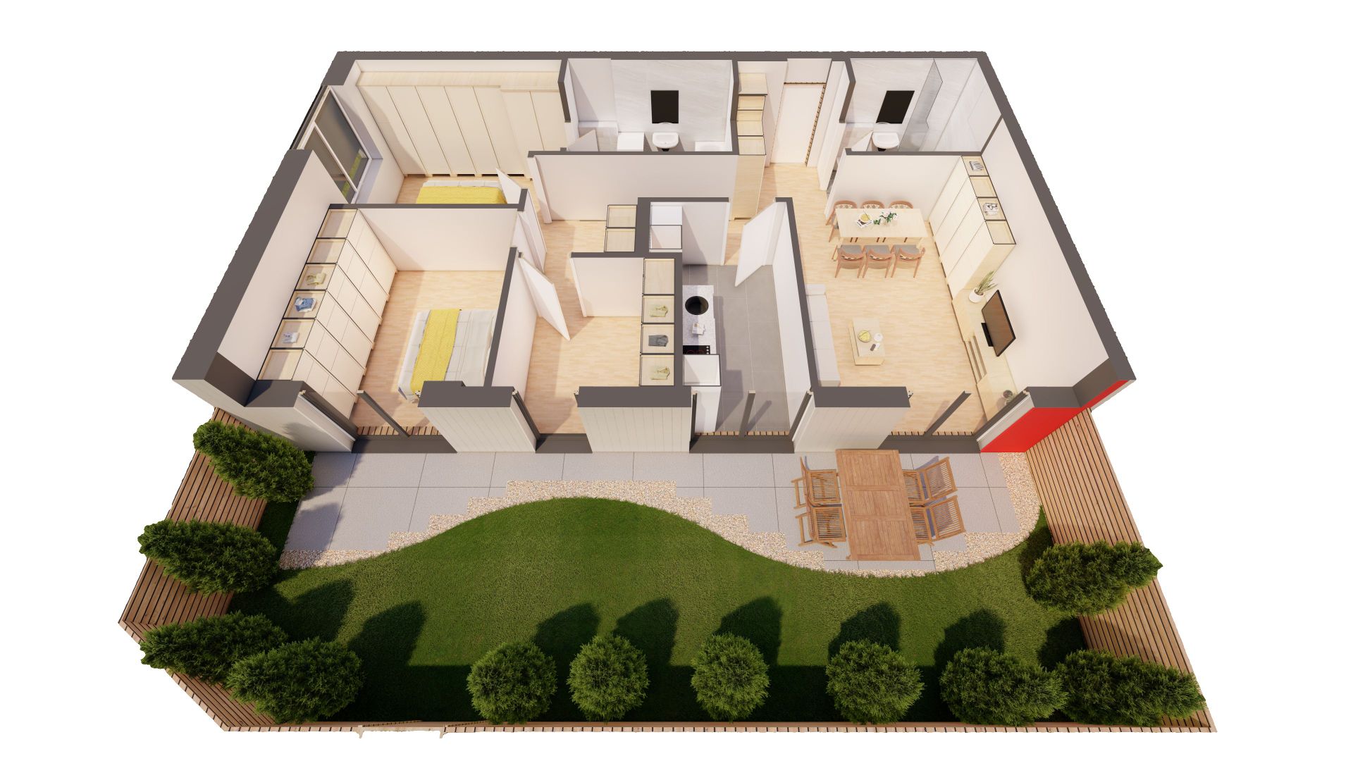 Imagine 2 - Singurul apartament NOU cu gradina proprie la ARED Comision 0