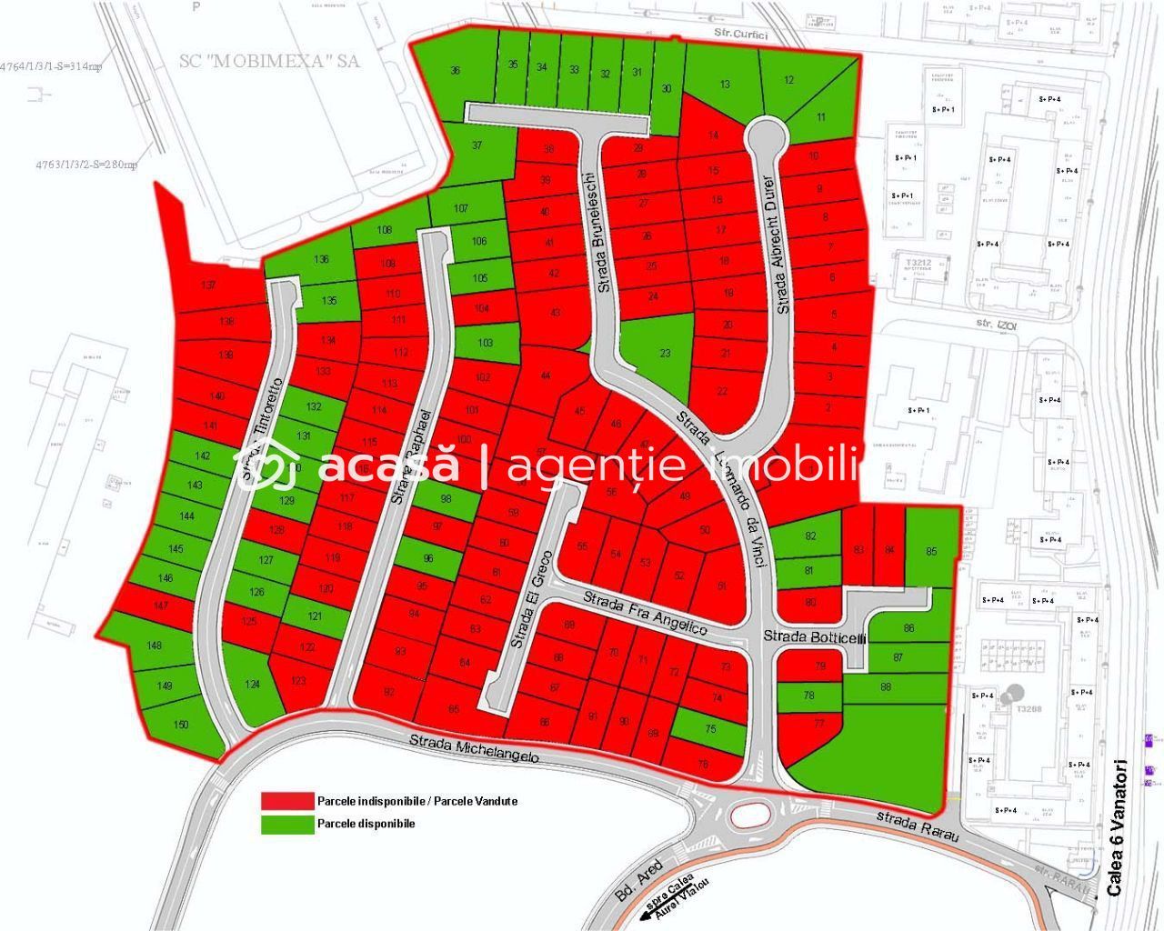 Imagine 4 - Teren de casă 302 mp – toate utilitățile, zonă ARED lângă AFI