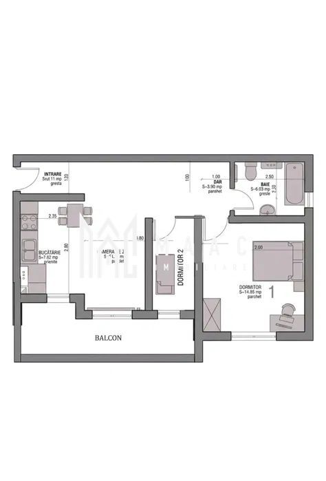 Apartament 3 camere de vânzare | Șelimbăr | renovat | parcare - imaginea 8