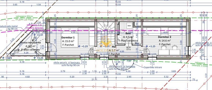 Teren cu Autorizatie - Andrei Muresanu- casa 150mp - imaginea 4