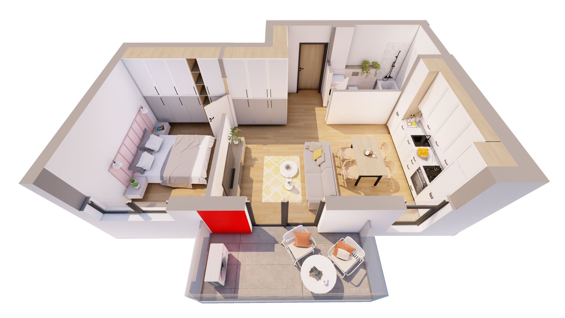 Imagine 8 - Apartament 2 camere ARED - direct de la dezvoltator