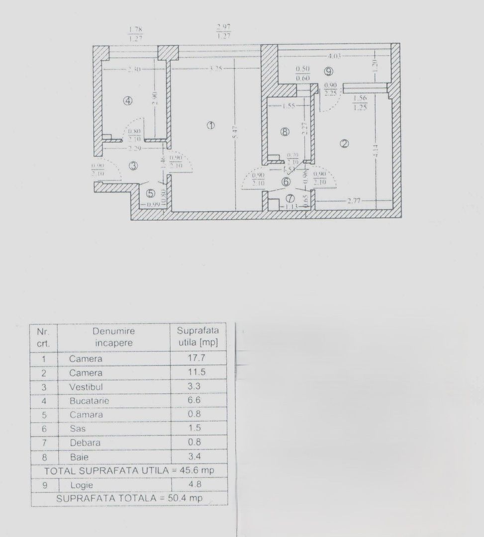 Vand apartament 2 Camere zona Obor – Avrig - imaginea 16