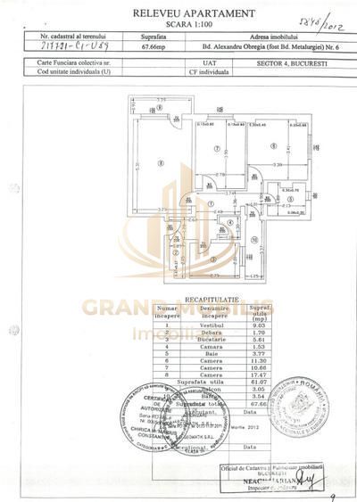 Direct proprietar | 3 camere decomandat | Parcare | Piața Sudului - imaginea 16