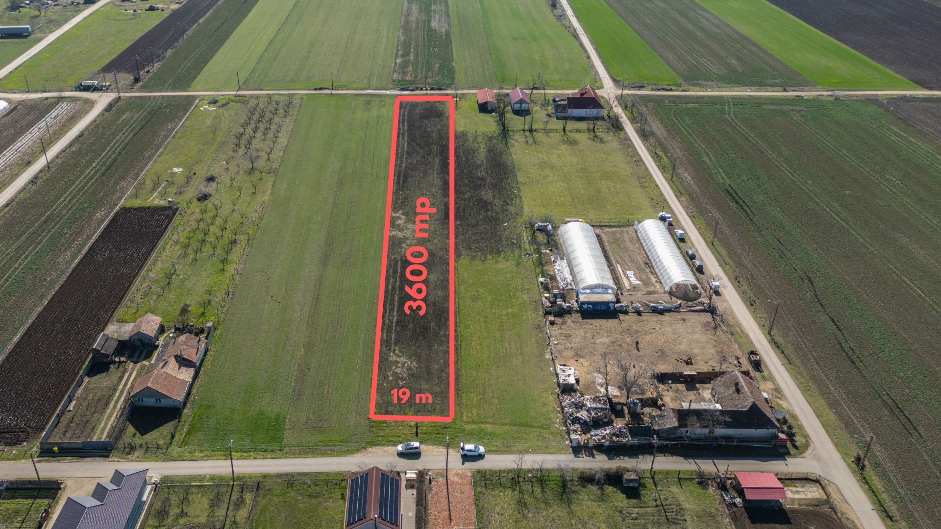 Teren 3.600 mp în Curtici, 2 fronturi stradale – La doar 20 km de Arad