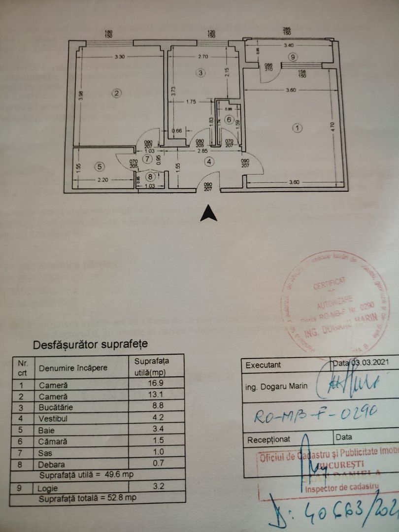 ap 2 camere  parc dr taberei.