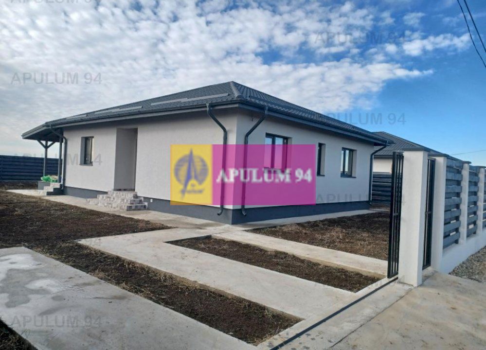 Săbăreni, casă nouă, 3 camere, 2 băi, terasă, CT, pivniță