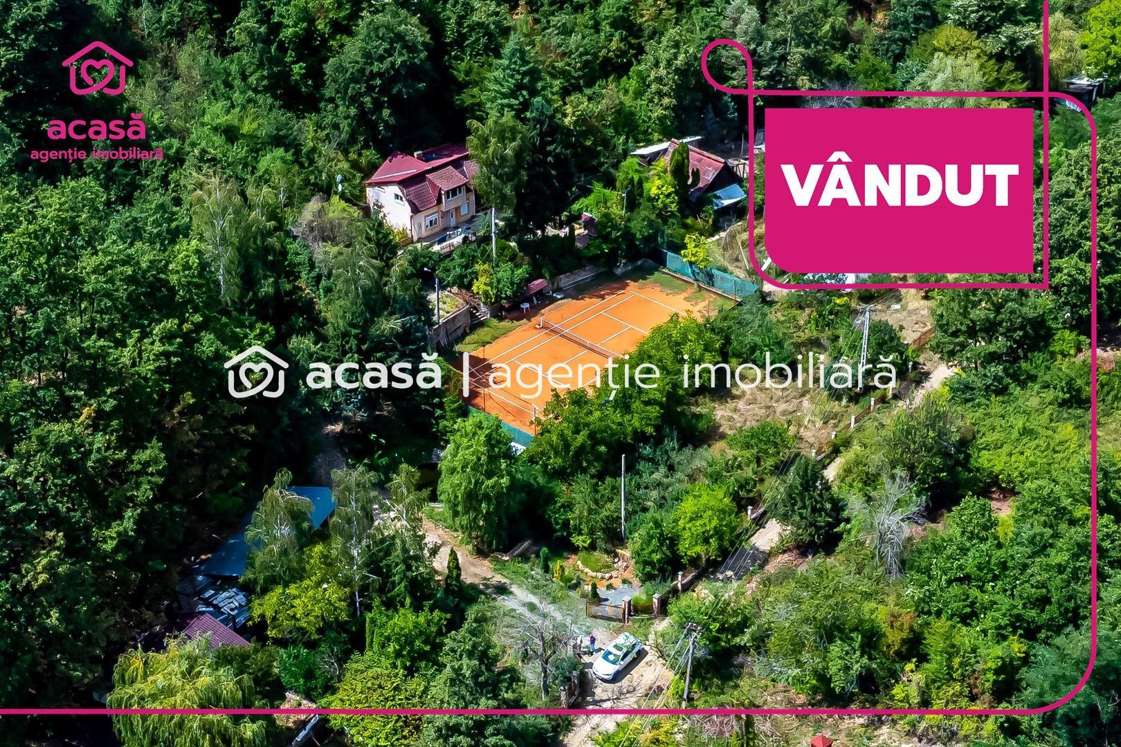 Imagine 1 - PROPRIETATE VÂNDUTĂ Casă conac cu 15.000 mp deal împădurit la Barațca,