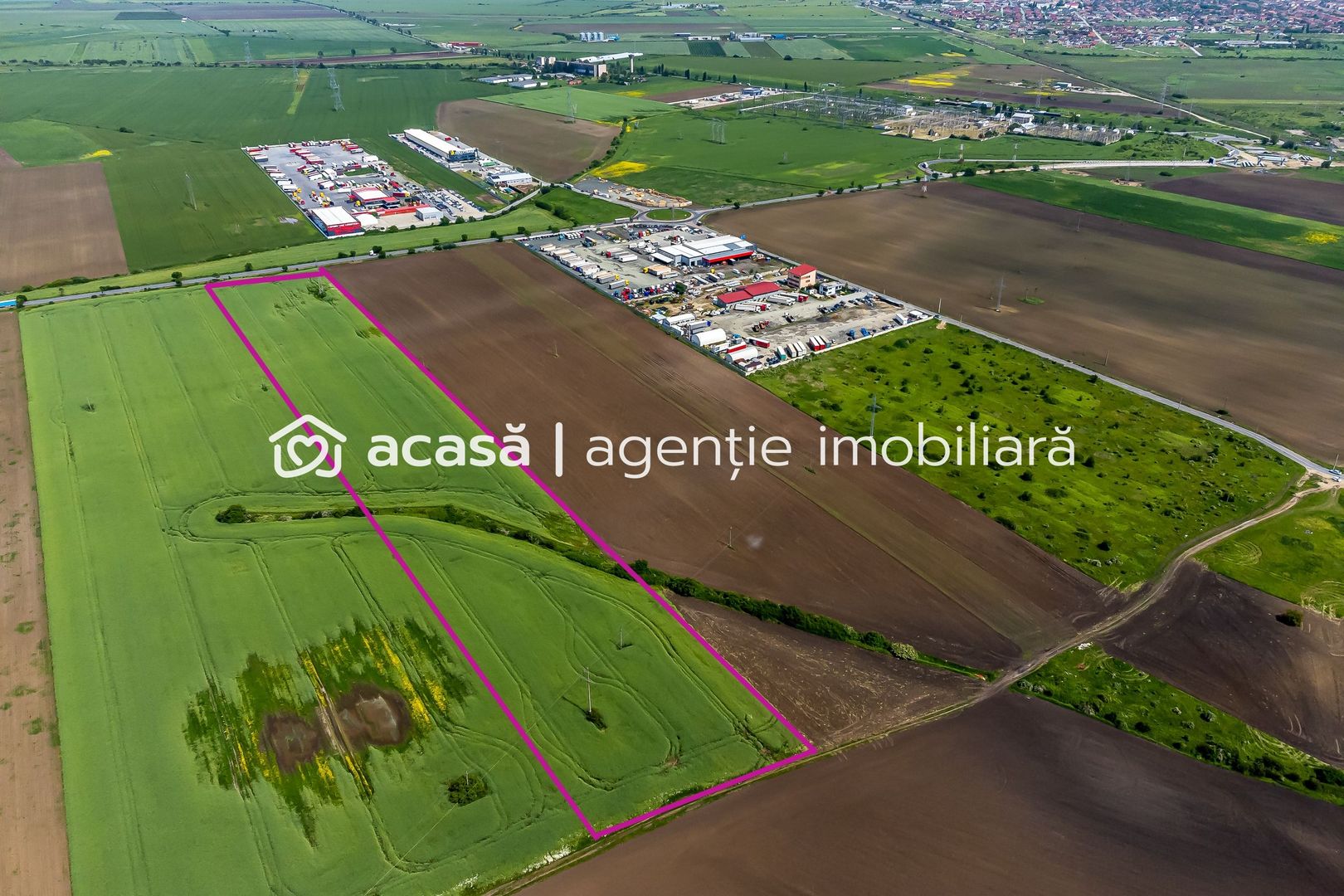 Imagine 2 - Teren intravilan cu PUZ aprobat în zona de centură Nord