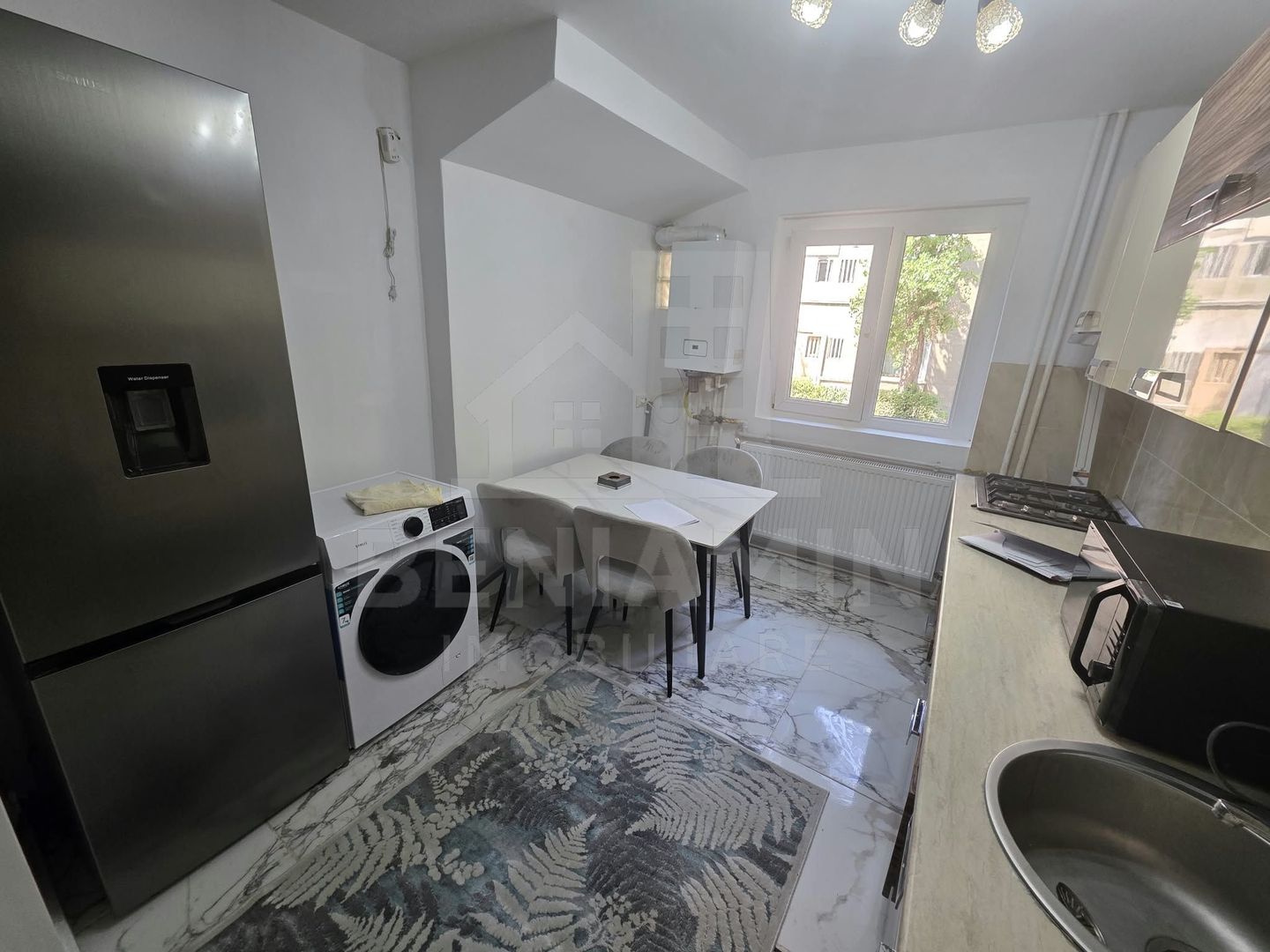 2Camere-Parter-Renovat- 50mp -Centrala Termica-Mobilat-Utilat-Brazda - imaginea 5