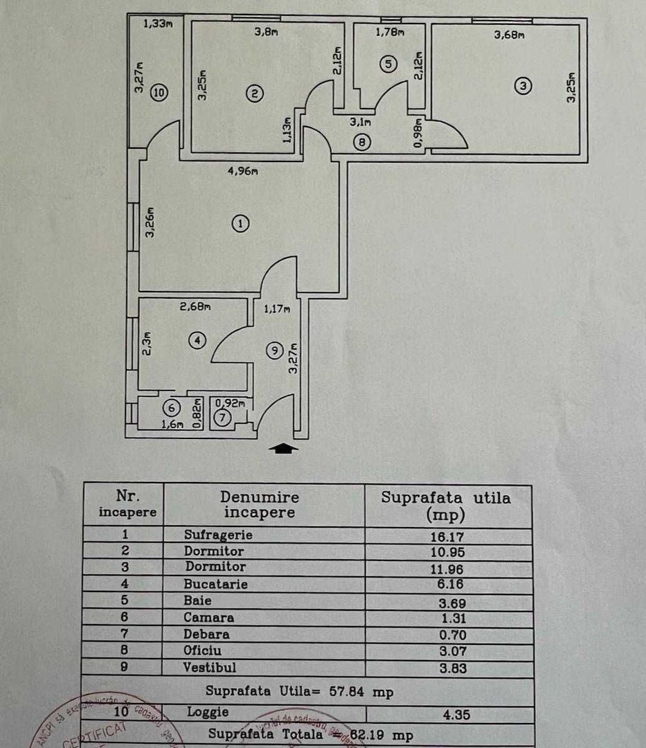 Apartament 3 camere Crangasi - Constructorilor