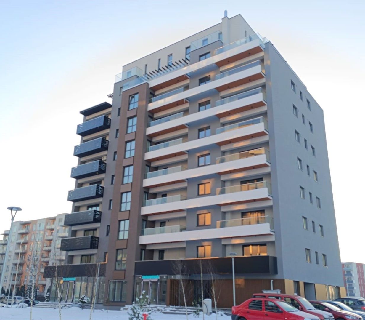 2 camere mobilat cu balcon generos de 9 mp boxă și parcare subterană - imaginea 12