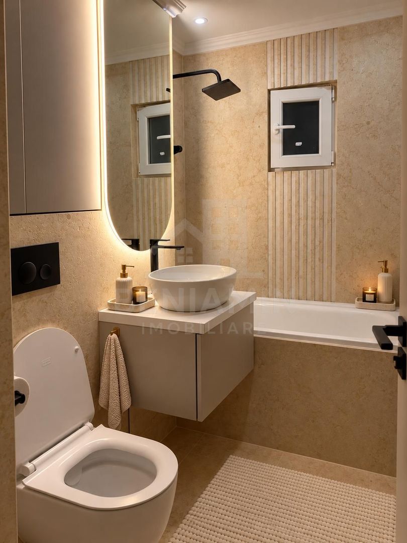 Apartament premium de vanzare 52mp Mobilat si Utilat Cartier Rovine - imaginea 9