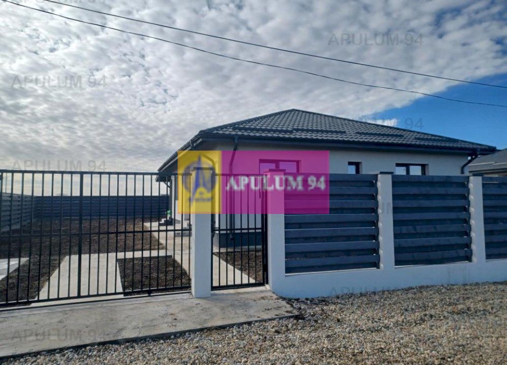 Săbăreni, casă nouă, 3 camere, 2 băi, terasă, CT, pivniță