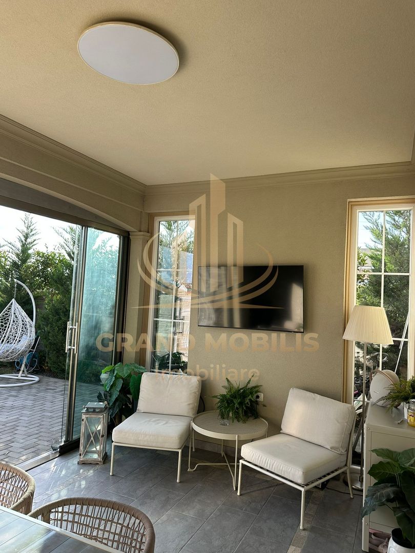 Casa in stil mediteranean, ultrafinisată 5 camere, 3 bai + curte. - imaginea 17