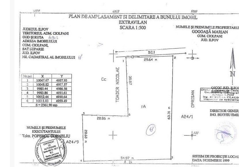 Ciolpani teren intravila 2500 mp de vanzare - imaginea 6
