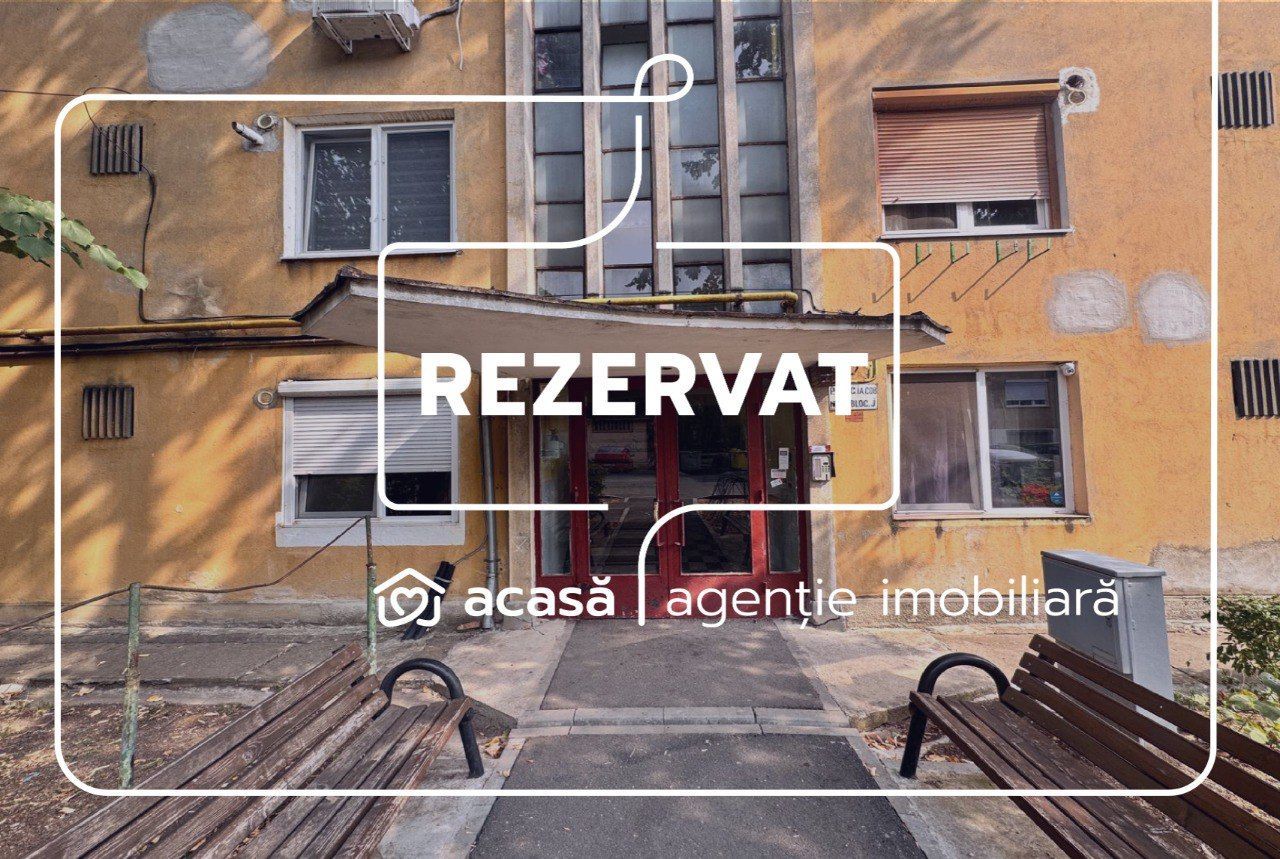 REZERVAT! De vânzare apartament 2 camere Podgoria