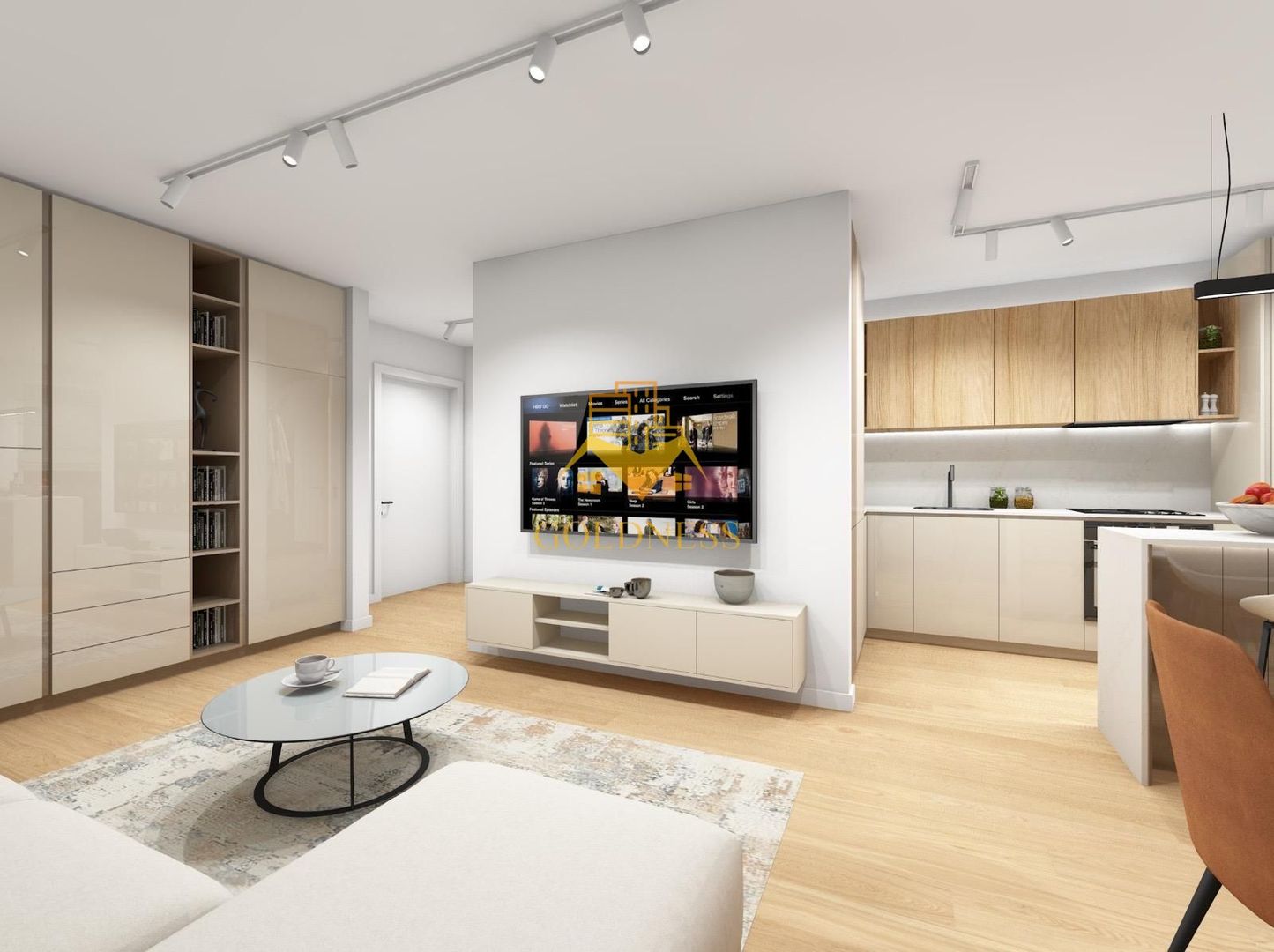 2 camere, LUX, AC, parcare, bloc nou, Plopilor Zona Parcul Rozelor - imaginea 12