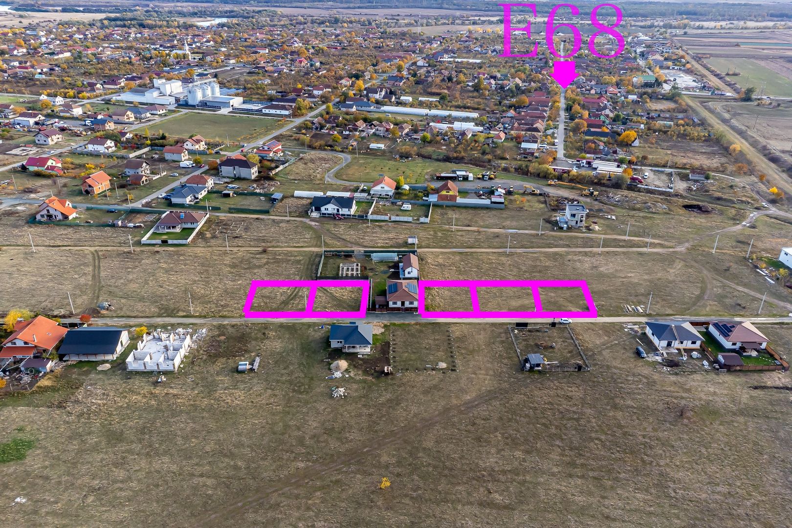 Parcele de 500 mp | 20.000 € | Utilități | Cartier nou în Mândruloc