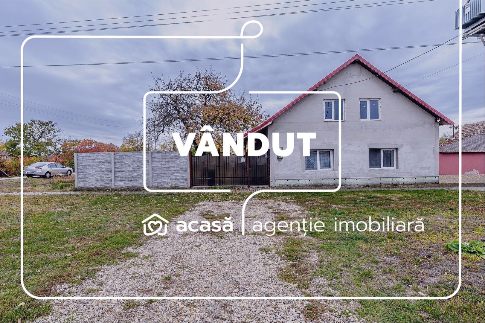 VANDUT! Casa 3 camere P+M în Munar, la 25 km de Arad - COMISION 0%