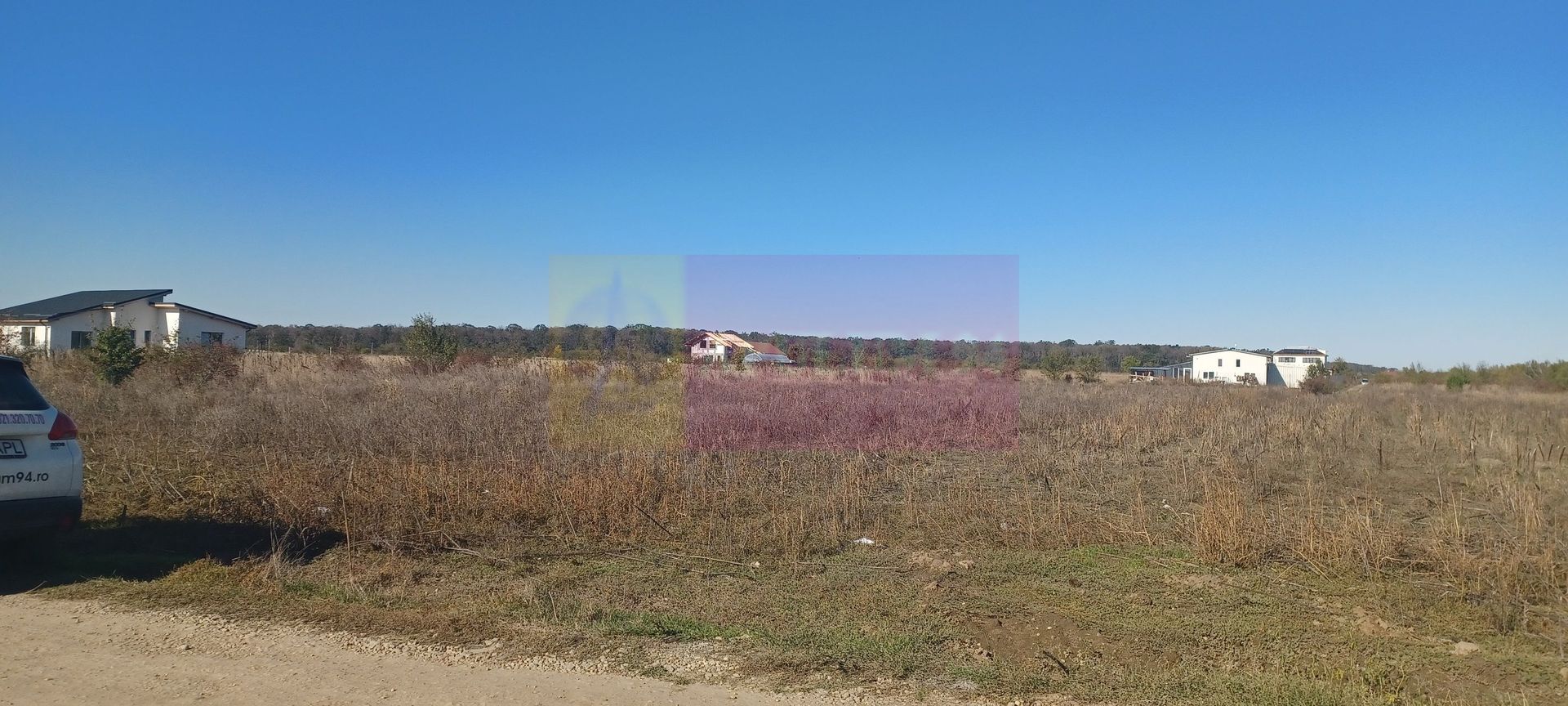 Săbăreni, teren rezidential 6290 mp, cu 52m FS, utilitati in apropiere