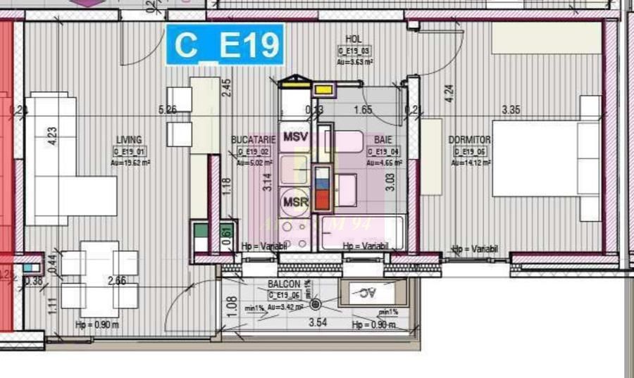 Apartament 2 camere, mobilat și utilat | Parcul Circului - imaginea 11