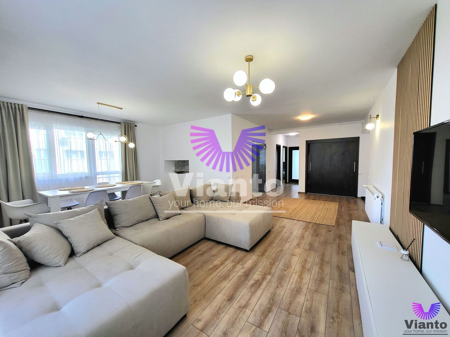Apartament 3 camere | 93 mp utili | 3 terase | Bloc nou | Hipodrom