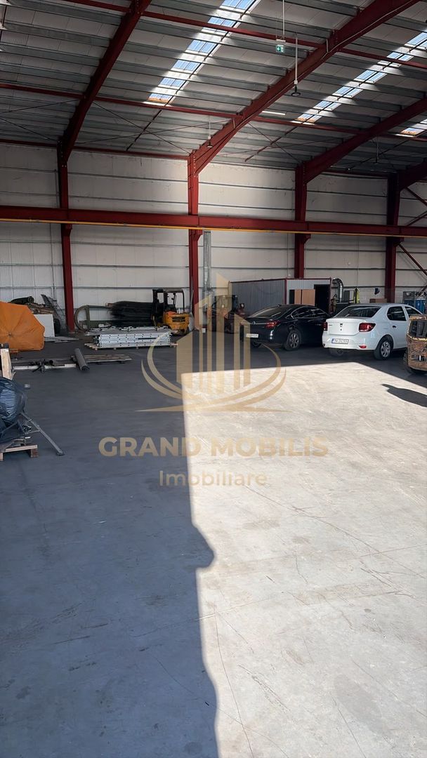 Hală de închiriat Săcălaz, 600 mp utili, birou 60 mp, curent trifazic - imaginea 3