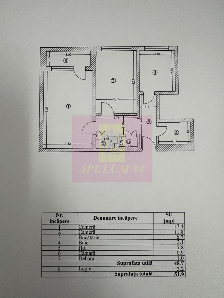 Apartament 2 camere langa complexul comercial Auchan Titan - imaginea 8