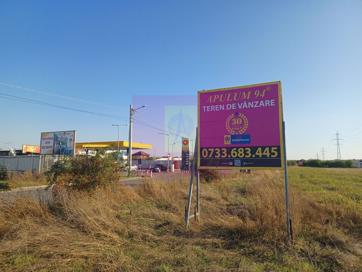 Săbăreni, teren intravilan construibil 3 ha, pe DJ602
