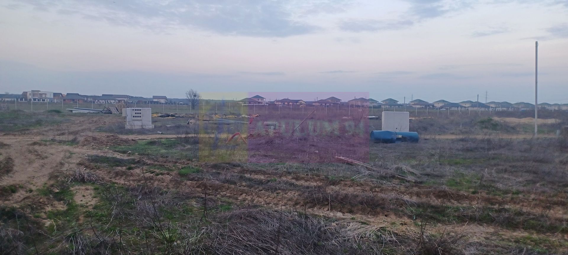 Săbăreni, teren curti-constructii 610 mp cu utilităti