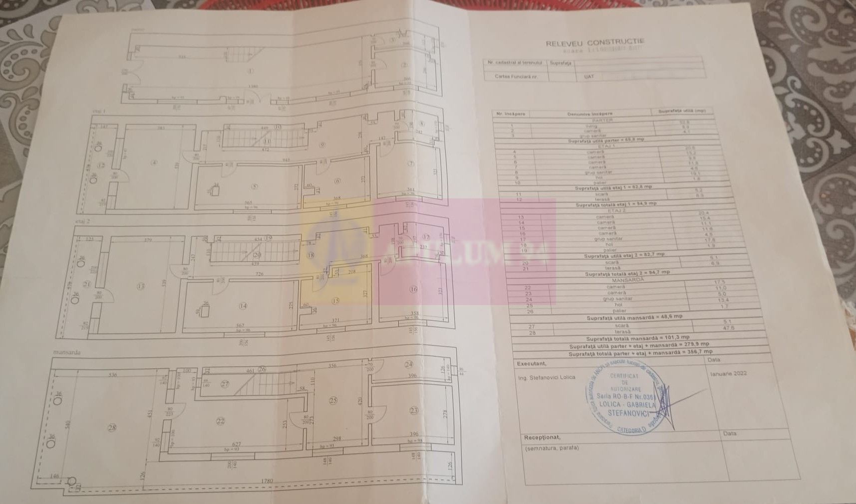 Vilă P+3, 12 camere, 300 mp – birouri/clinică/locuință, Timpuri Noi
