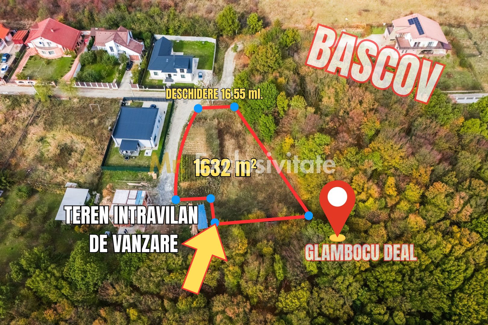 Teren Bascov-Glamboc 400 mp si 731mp, langa padure,toate utilitatile - imaginea 4