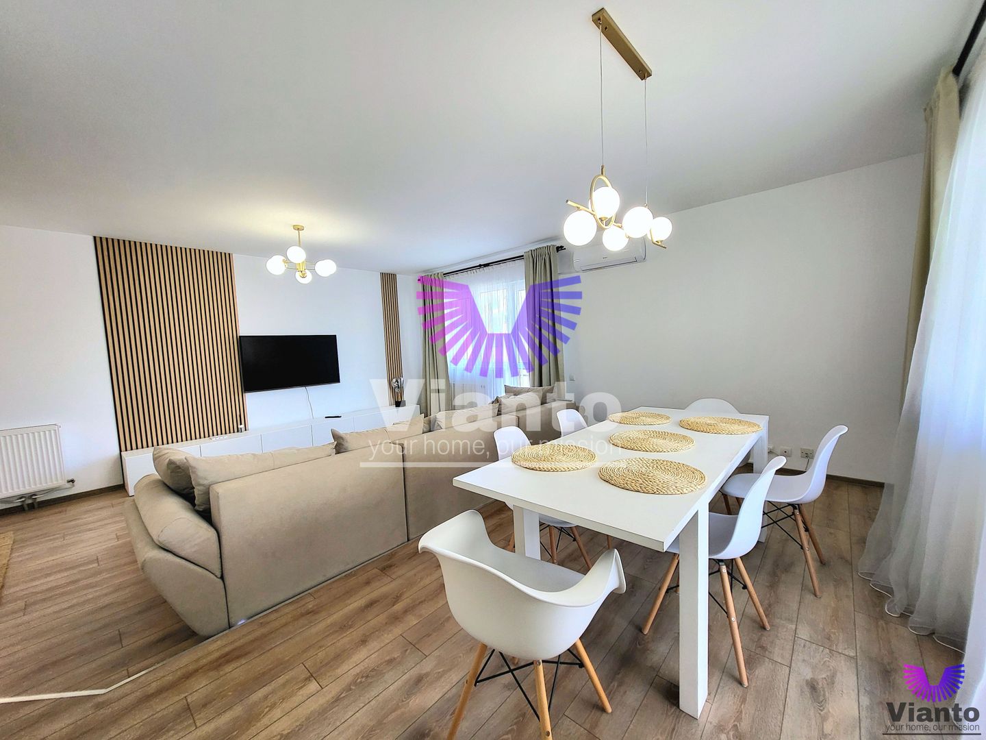 Apartament 3 camere | 93 mp utili | 3 terase | Bloc nou | Hipodrom