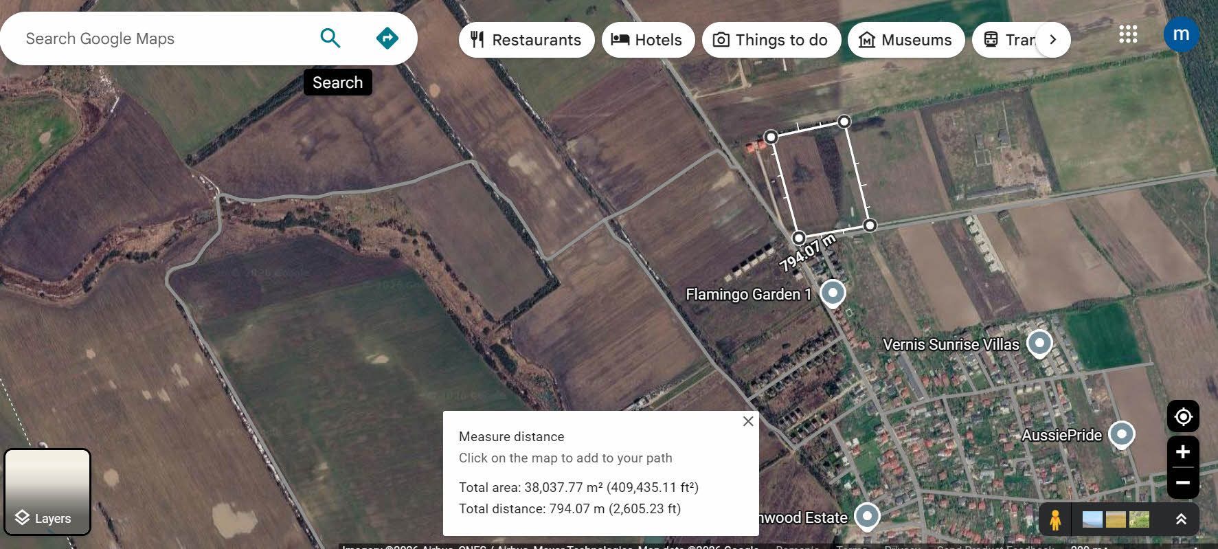 Vand teren intravilan 38.000 mp Corbeanca - Ostratu - imaginea 3