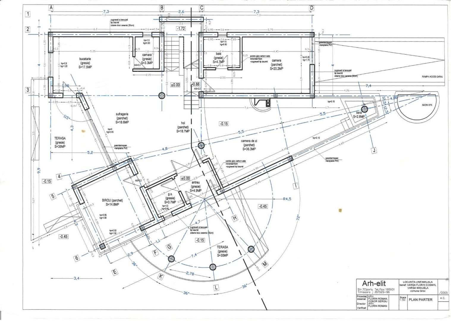 Vand casa 330 mp utili in zona planetelor Giroc, D+P+ E + pod - imaginea 33